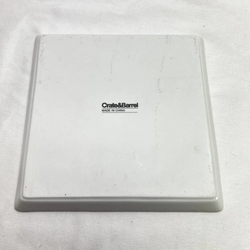 Crate and Barrel Travel Plate Appetizer Plate City Scene BARCELONA Replacement